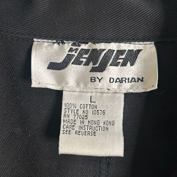 Jen Jen by Darian Vtg black and gold jacket retro unique blazer style Jean hacke - Picture 5 of 10